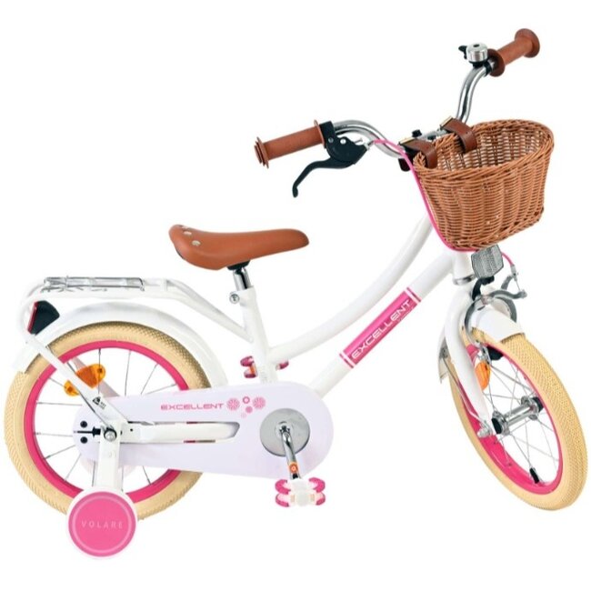 Meisjesfiets 14 Inch Volare Excellent Wit 51443