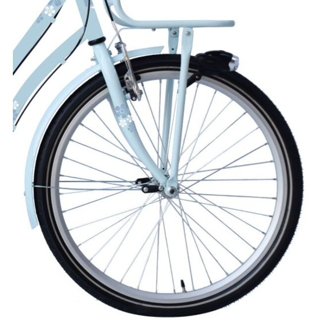 Meisjesfiets 24 Inch Bijou 6V Pastel Blauw