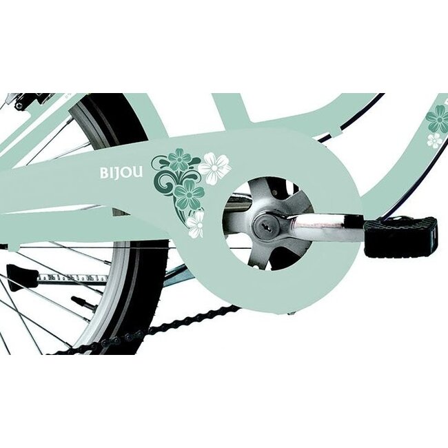Meisjesfiets 24 Inch Bijou 6V Turquoise