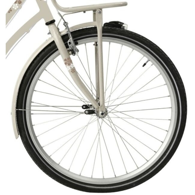 Meisjesfiets 24 Inch Bijou 6V Creme