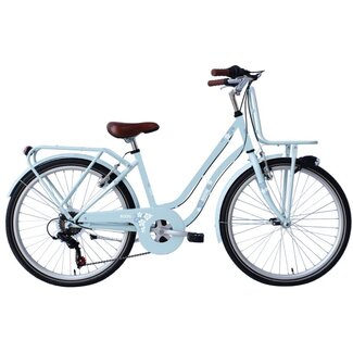 Meisjesfiets 26 Inch Bijou 6V Pastel Blauw