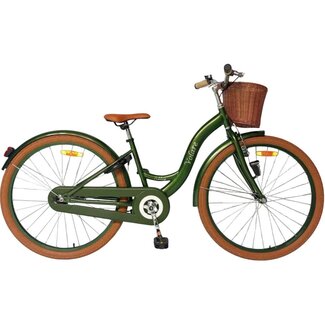 Volare Kinderfietsen Meisjesfiets 24 Inch Volare Ashley 3V Groen 62445