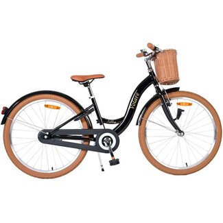 Volare Kinderfietsen Meisjesfiets 24 Inch Volare Ashley Zwart 62440