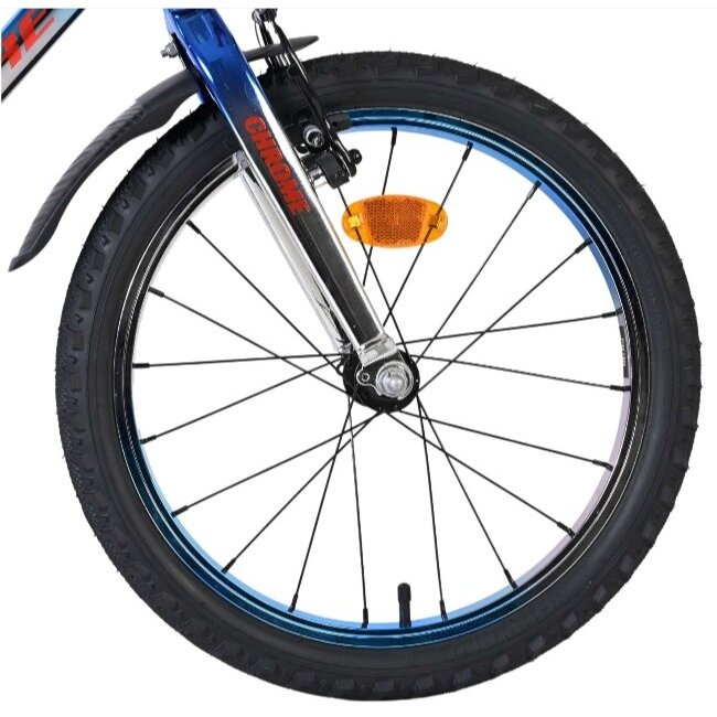Jongensfiets 18 Inch Volare Chrome Blauw 61864
