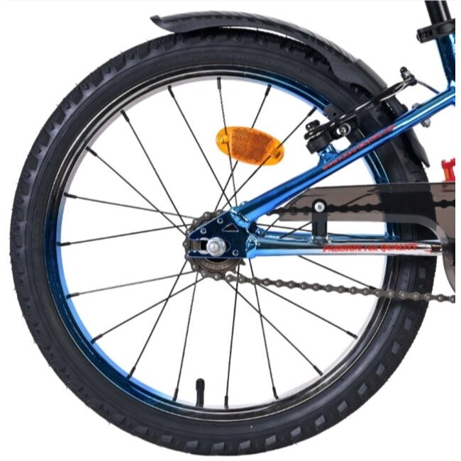 Jongensfiets 18 Inch Volare Chrome Blauw 61864