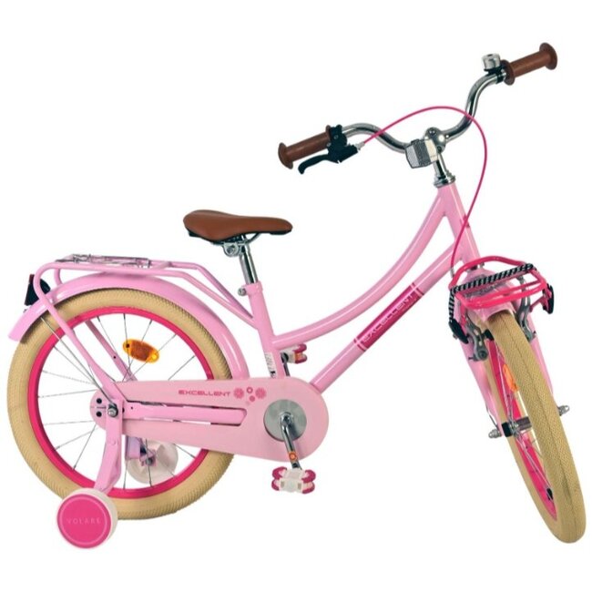 Meisjesfiets 18 Inch Volare  Excellent Roze 51812