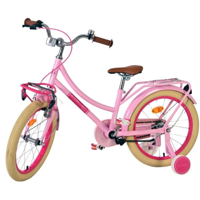 Meisjesfiets 18 Inch Volare  Excellent Roze 51812