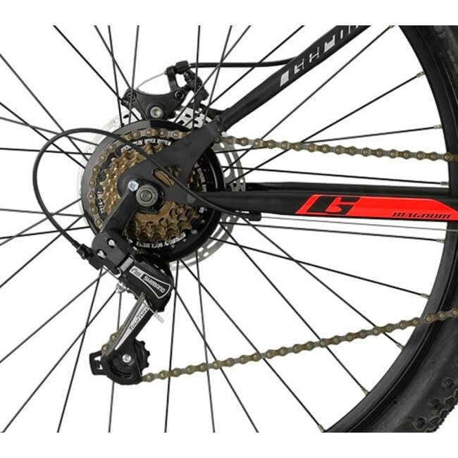 Jongens Mountainbike 27.5 Inch Geroni Magnum Rood
