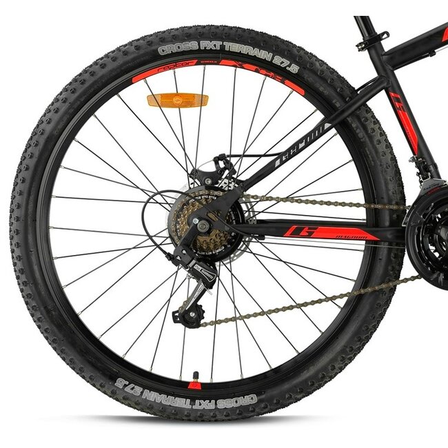 Jongens Mountainbike 27.5 Inch Geroni Magnum Rood