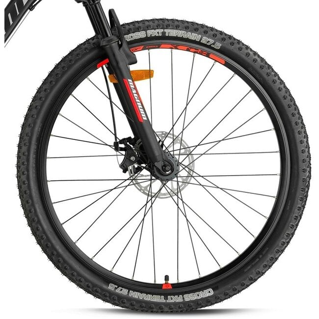 Jongens Mountainbike 27.5 Inch Geroni Magnum Rood