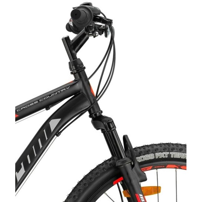 Jongens Mountainbike 27.5 Inch Geroni Magnum Rood