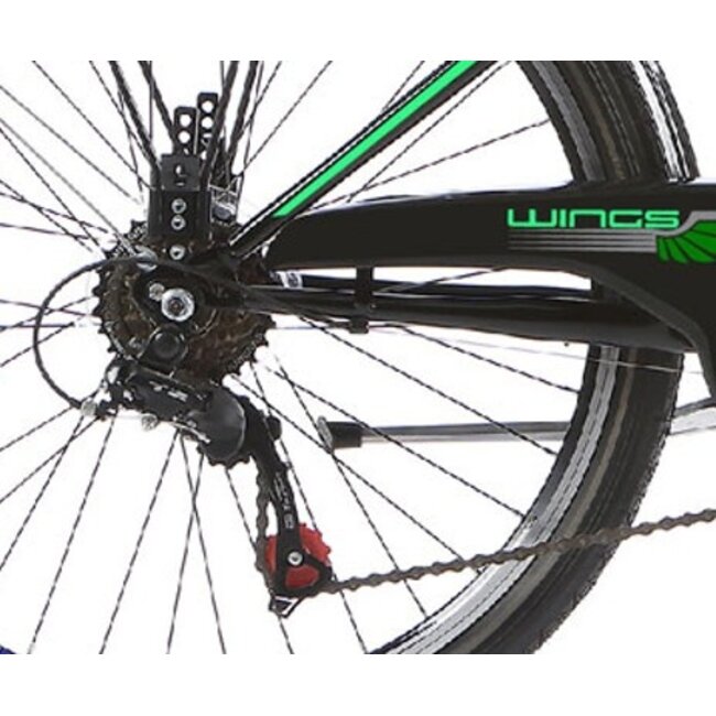 Jongensfiets 24 Inch Wings Mistral Groen