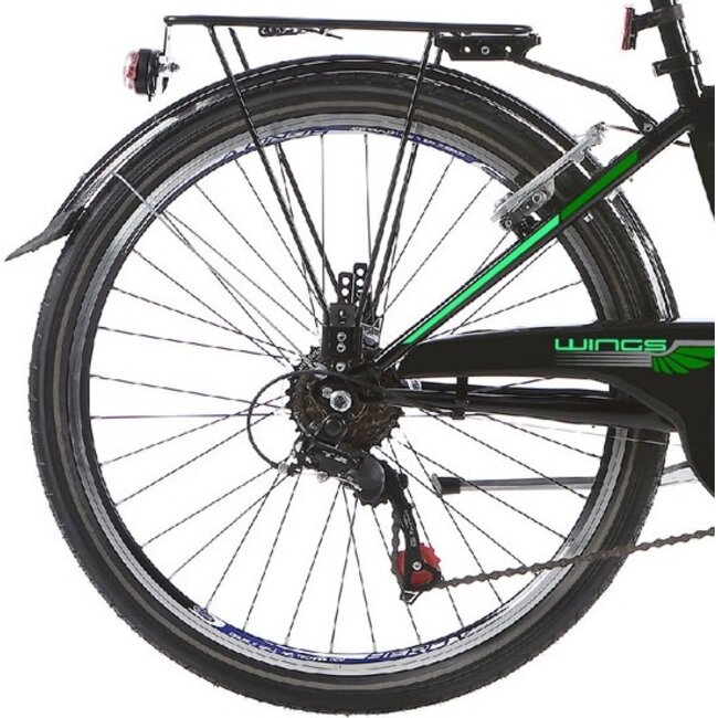 Jongensfiets 24 Inch Wings Mistral Groen