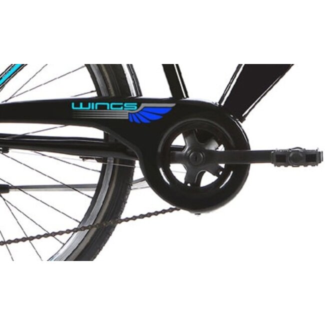 Jongensfiets 24 Inch Wings Mistral Blauw