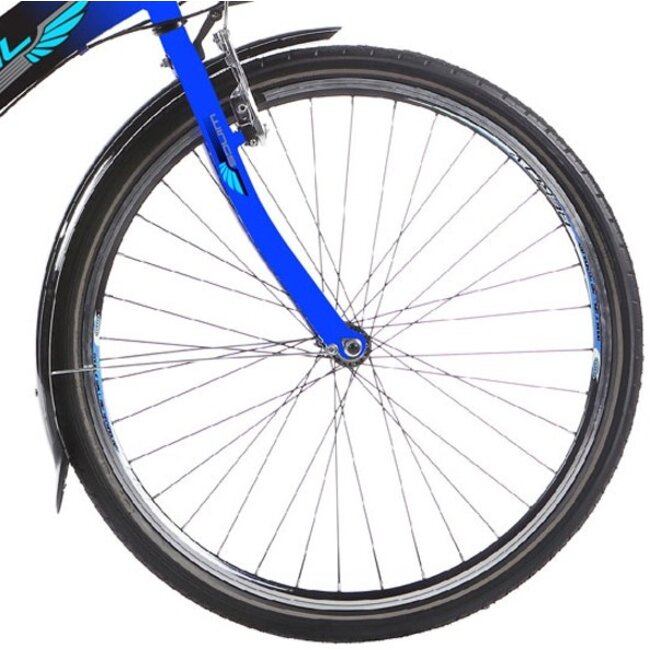 Jongensfiets 24 Inch Wings Mistral Blauw