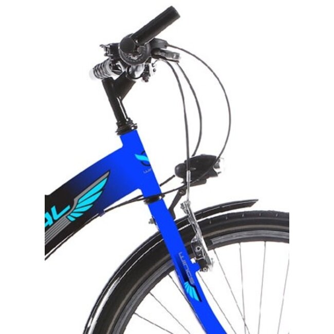 Jongensfiets 24 Inch Wings Mistral Blauw