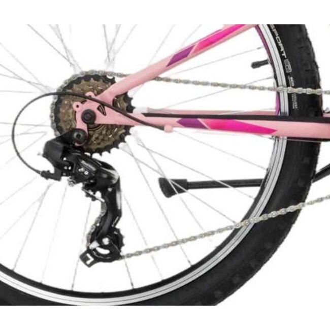 Meisjes Mountainbike 24 Inch Marlin Calypso Roze
