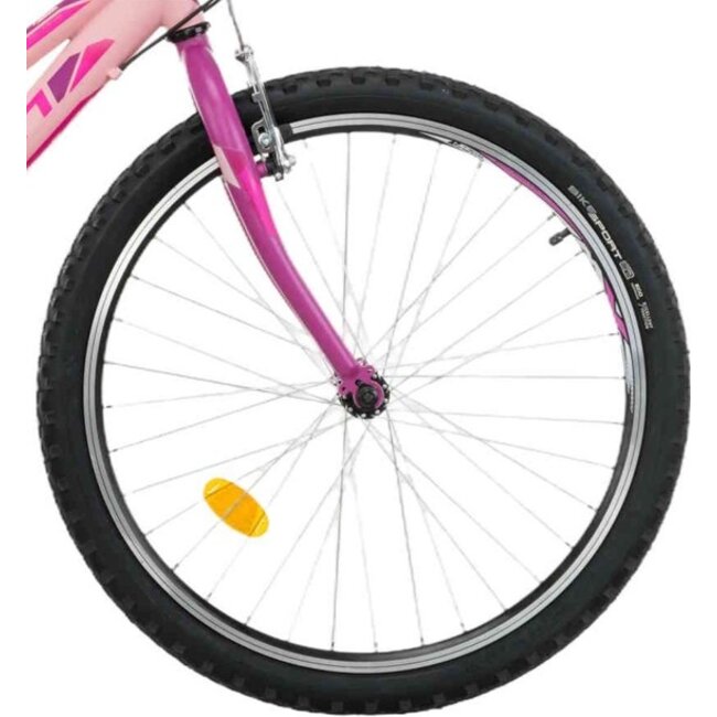 Meisjes Mountainbike 24 Inch Marlin Calypso Roze