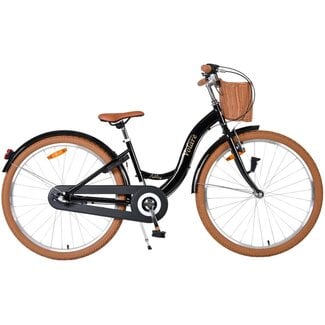 Volare Kinderfietsen Meisjesfiets 26 Inch Volare Ashley 3V Zwart