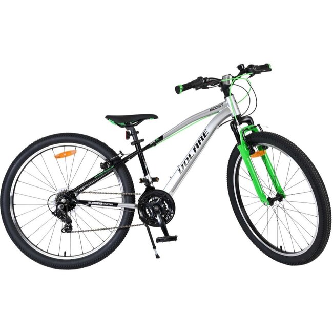 Jongens Mountainbike 26 Inch Volare Boost Zilver Groen 62676