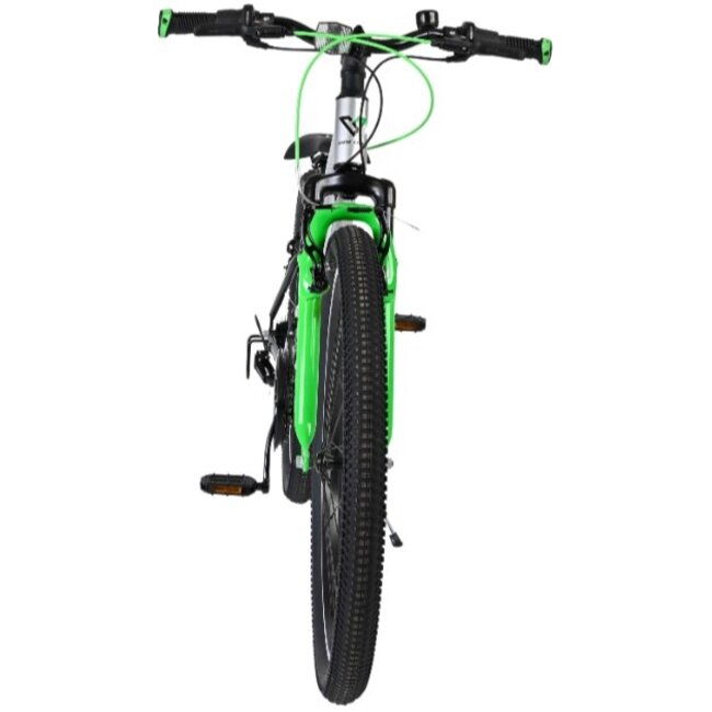Jongens Mountainbike 26 Inch Volare Boost Zilver Groen 62676