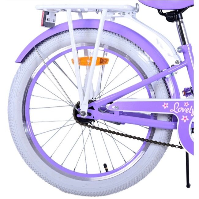 Meisjesfiets 20 Inch Volare Lovely Paars 22123