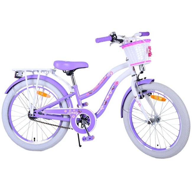 Meisjesfiets 20 Inch Volare Lovely Paars 22123
