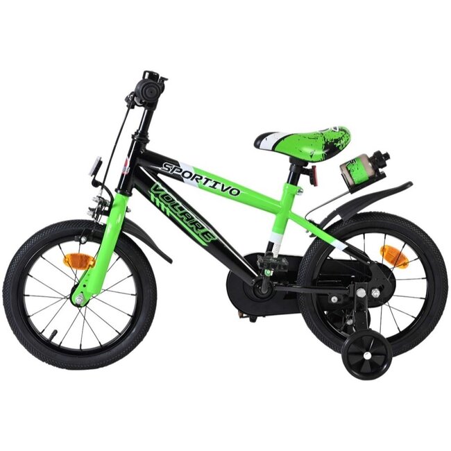 Jongensfiets 14 Inch Volare Sportivo Groen 51452