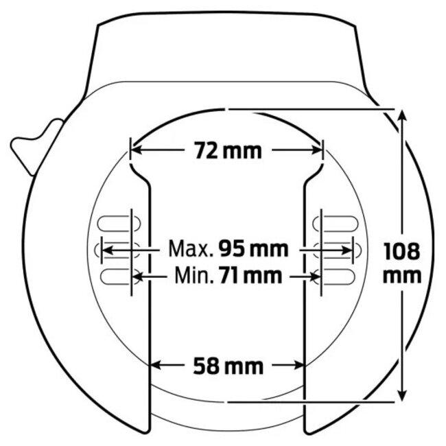 Ringslot AXA Atlas ART 2 Plug-in 58 mm