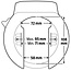 Ringslot AXA Atlas ART 2 Plug-in 58 mm