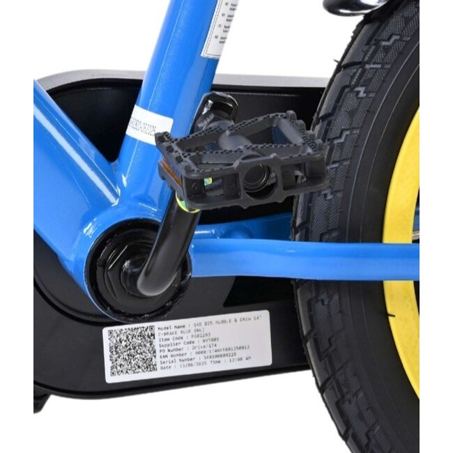 Jongensfiets 14 Inch Paw Patrol - Rubble en Crew 41404