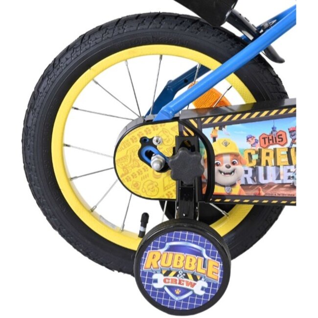 Jongensfiets 14 Inch Paw Patrol - Rubble en Crew 41404