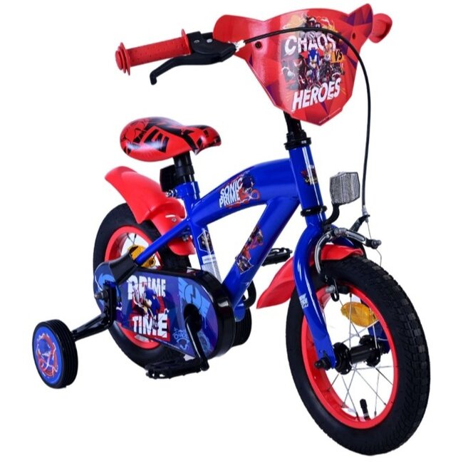 Jongensfiets 12 Inch Sonic Prime Turbo Crew Blauw 26161