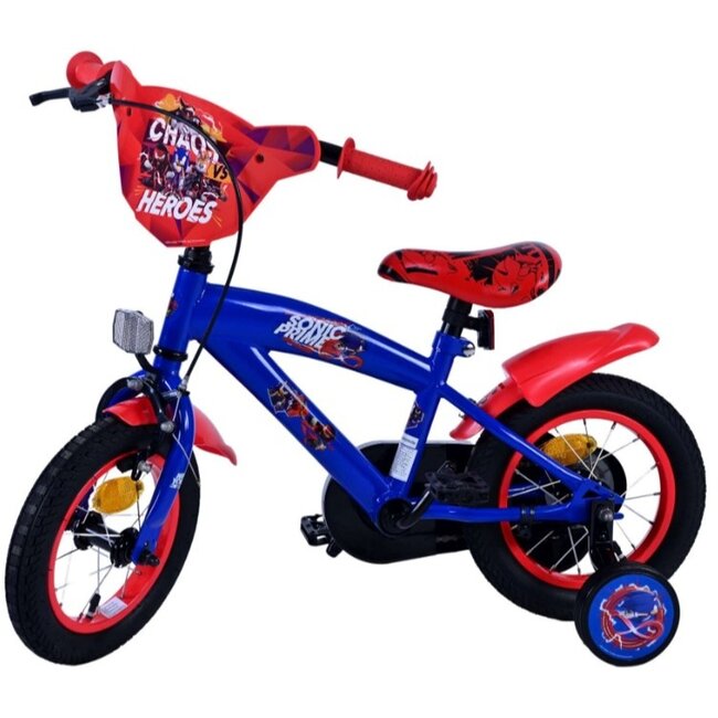 Jongensfiets 12 Inch Sonic Prime Turbo Crew Blauw 26161