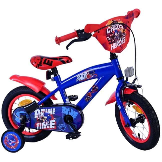 Jongensfiets 12 Inch Sonic Prime Turbo Crew Blauw 26161