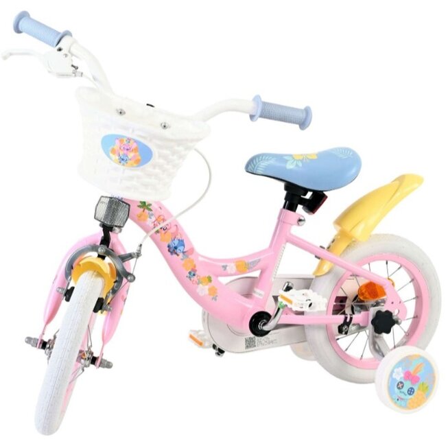 Meisjesfiets 12 Inch Disney Stitch Roze 26165