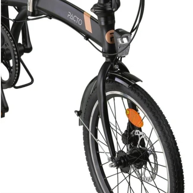 Vouwfiets 20 Inch Pacto Four S 6V Groen - Showroom Model