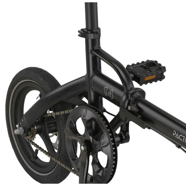 Vouwfiets 14 Inch Pacto Fourteen Zwart - Showroom Model