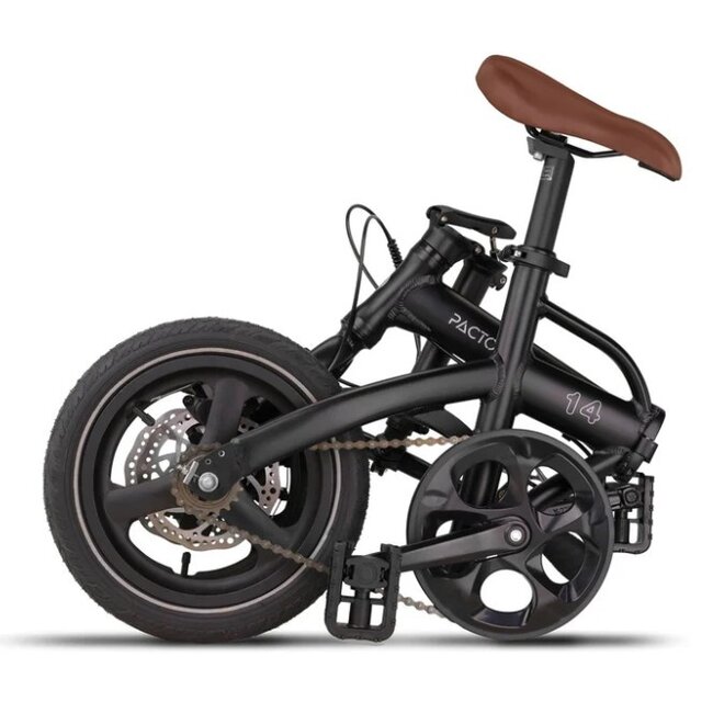 Vouwfiets 14 Inch Pacto Fourteen Zwart - Showroom Model
