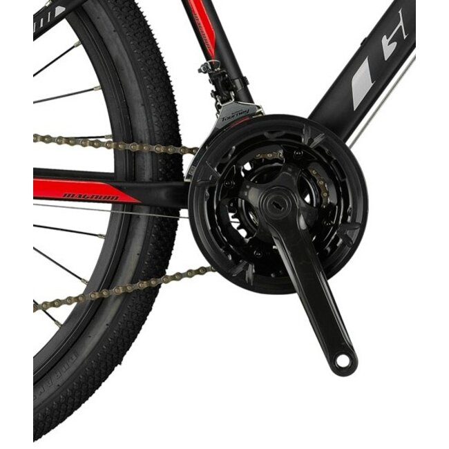 Jongens Mountainbike 26 Inch Geroni Magnum Rood