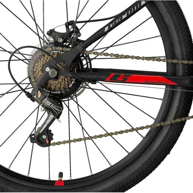 Jongens Mountainbike 26 Inch Geroni Magnum Rood
