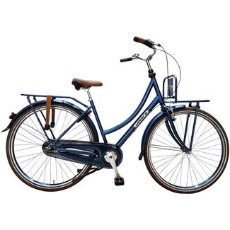 Volare Kinderfietsen Meisjesfiets 28 Inch Volare Oma Classic 3V Blauw
