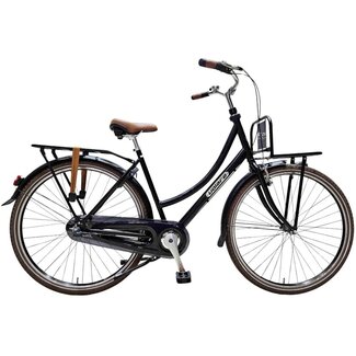 Volare Kinderfietsen Meisjesfiets 28 Inch Volare Oma Classic 3V Zwart