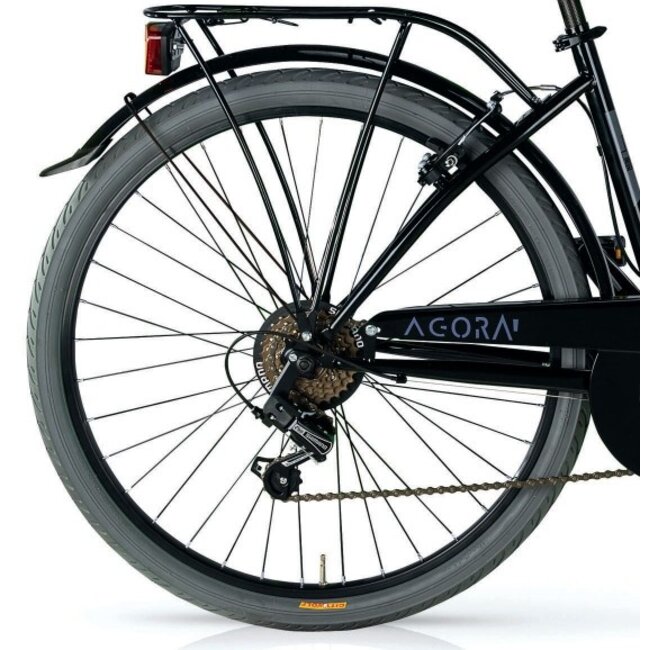 Meisjesfiets 28 Inch MBM Agora 6V Zwart