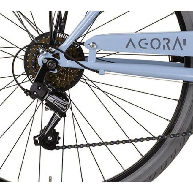 Meisjesfiets 28 Inch MBM Agora 6V Blauw