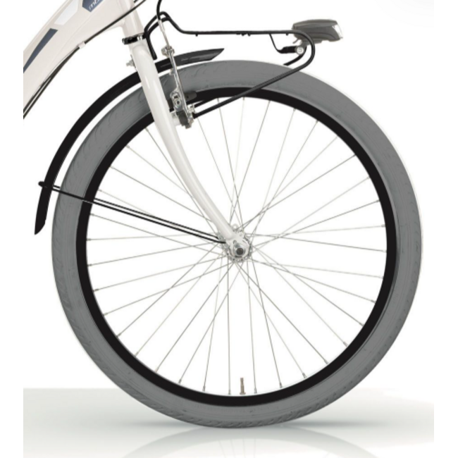 Meisjesfiets 28 Inch MBM Agora 6V Ivoorwit