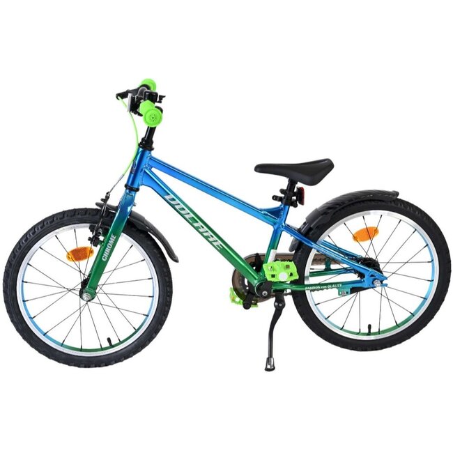 Jongensfiets 18 Inch Volare Chrome Blauw Groen 61861