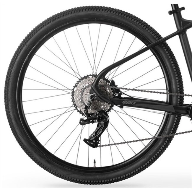 Mountainbike Heren 29 Inch MBM Quarx 8V Zwart