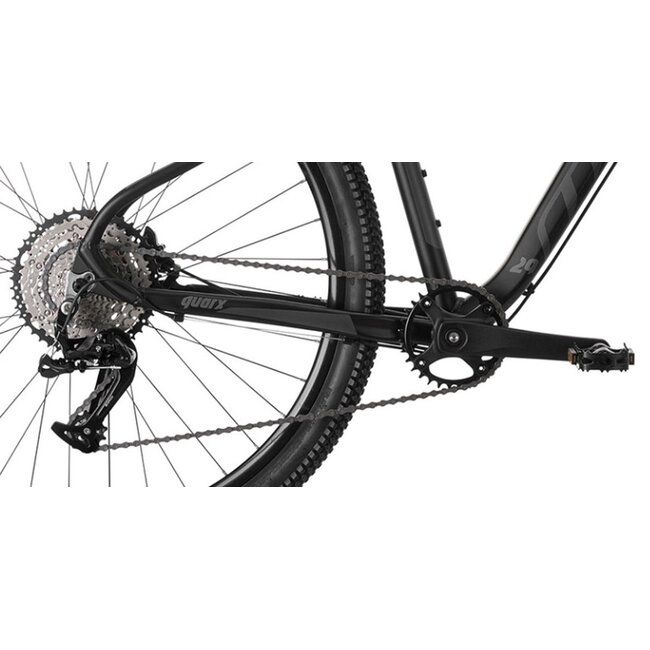 Mountainbike Heren 29 Inch MBM Quarx 8V Zwart