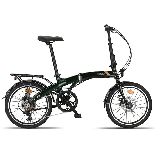 Vouwfiets 20 Inch Pacto Four S 6V Groen